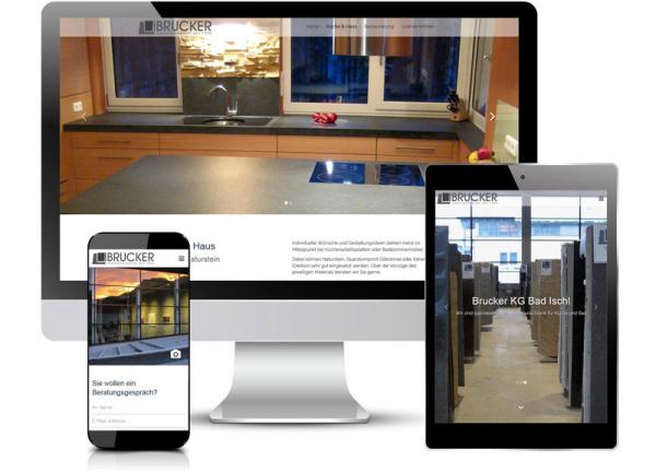 Responsive Website für Desktop, Smartphone und Tablet